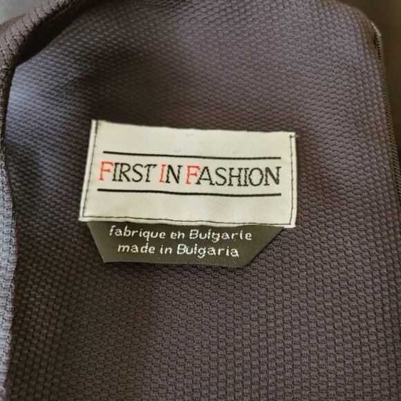 Navy Blue Knee High dress by‎ First In Fashion made Bulgaria - Picture 9 of 9